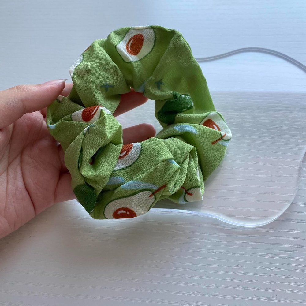 Avocado Green Scrunchie - Picture 3 of 3